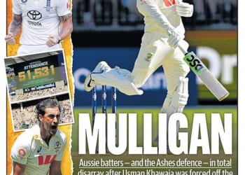 Australia's ruthless media turn on their OWN cricketers and concede Ashes defence is in 'total disarray' already - before revealing embarrassing real reason why Usman Khawaja was unable to open