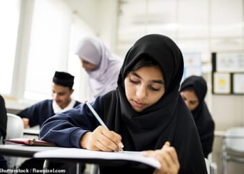 Austria is set to ban girls under the age of 14 from wearing Islamic headscarves in school after claiming they are a sign of oppression (Stock photo)