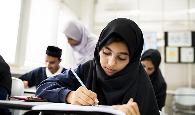 Austria is set to ban girls under the age of 14 from wearing Islamic headscarves in school after claiming they are a sign of oppression (Stock photo)