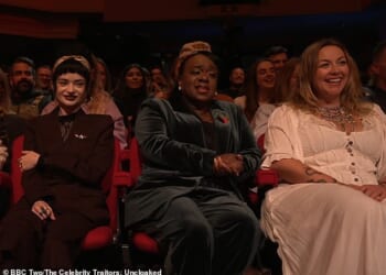 Charlotte Church and Ruth Codd appeared to ditch the Remembrance Day symbol on an episode of BBC2's Celebrity Traitors Uncloaked on Thursday night