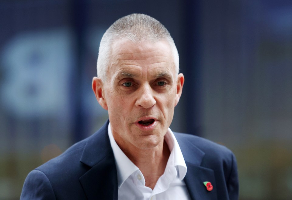 BBC Director-General Tim Davie speaking outside the BBC headquarters.