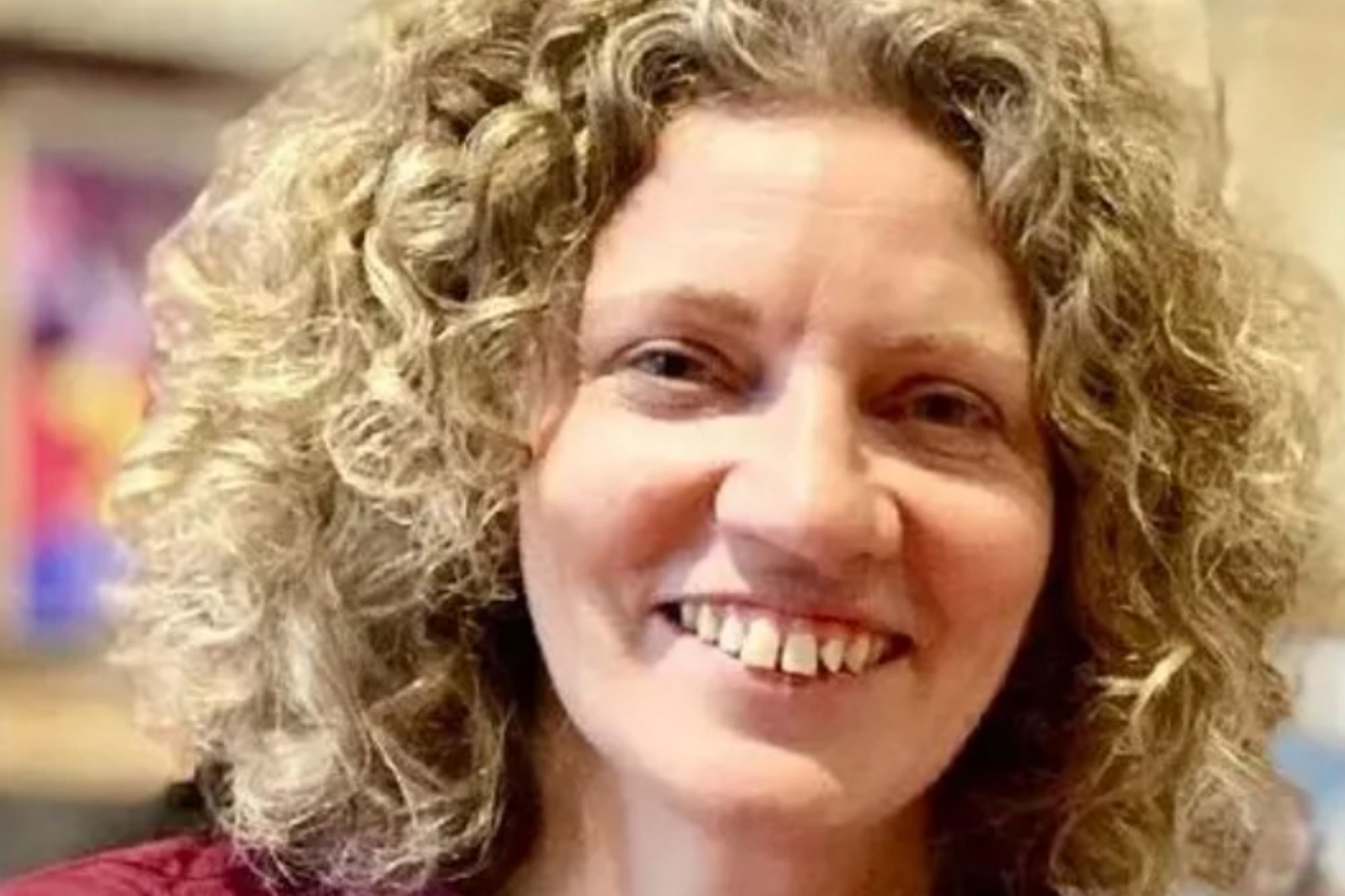 An image collage containing 1 images, Image 1 shows Lynda Shahwan, a BBC journalist, holding a cup of coffee