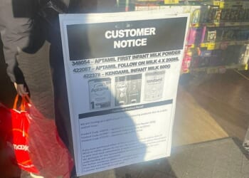 The discount chain B&M has urgently recalled items by two popular baby formula brands