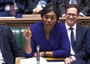 Tory leader Kemi Badenoch responding to the Budget in the Commons on Wednesday