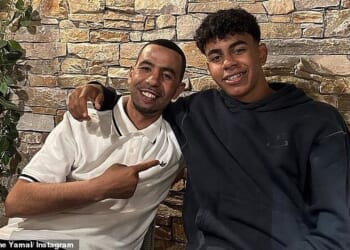 Lamine Yamal's father Mounir Nasraoui has hinted that he's engaged to his 23-year-old girlfriend