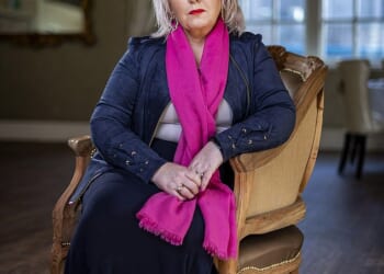 Baroness Newlove, who has died, pictured for the Daily Mail in 2020
