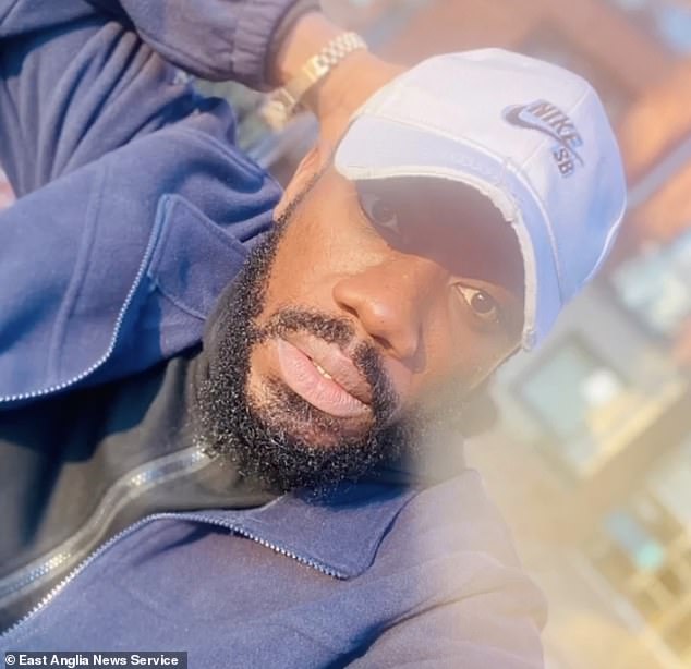 Social media accounts describe Mr Okirie, pictured, as having been a post graduate student at the University of East Anglia's School of International Development