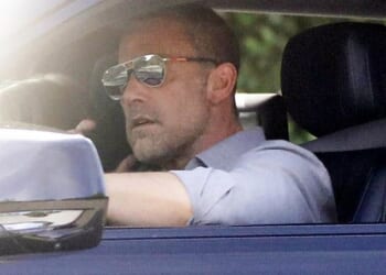 Ben Affleck was spotted driving to his ex-wife Jennifer Garner's house in Los Angeles on Thanksgiving - after their viral reunion on the holiday last year