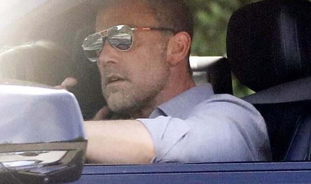 Ben Affleck was spotted driving to his ex-wife Jennifer Garner's house in Los Angeles on Thanksgiving - after their viral reunion on the holiday last year