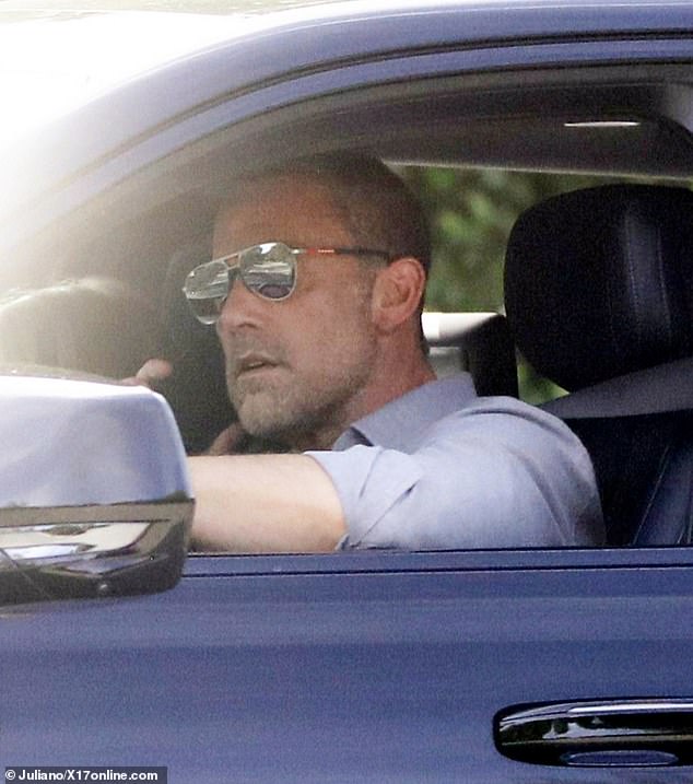 Ben Affleck was spotted driving to his ex-wife Jennifer Garner's house in Los Angeles on Thanksgiving - after their viral reunion on the holiday last year