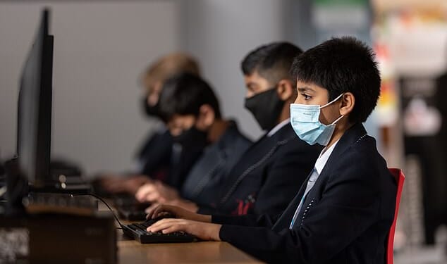 Children, pictured in 2020, will feel the lasting effects of lockdowns, the Covid inquiry has found