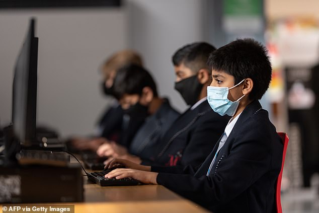 Children, pictured in 2020, will feel the lasting effects of lockdowns, the Covid inquiry has found