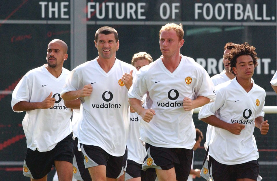 Manchester United training