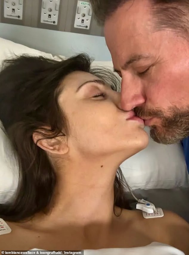 Bianca Wallace has announced she has welcomed her first child with husband Ioan Gruffudd on Instagram on Thursday