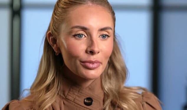 Bonnie Blue, 26, (pictured) revealed on A Current Affair this week that her marriage to childhood sweetheart Ollie Davidson ended because they simply 'grew apart', insisting it had nothing to do with her outrageous sex stunts