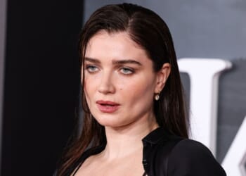 Bono's daughter Eve Hewson bares all in just a see-through black bra and skirt on LA red carpet