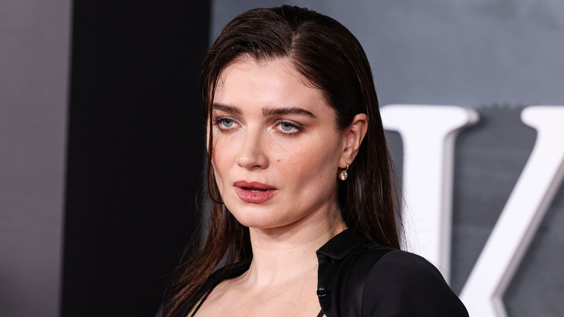 Bono's daughter Eve Hewson bares all in just a see-through black bra and skirt on LA red carpet