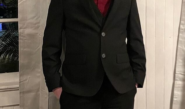 Liam Delemo (pictured), 15, of West Babylon, New York, was stabbed to death in front of around 100 teens during a chaotic house party on Monday evening