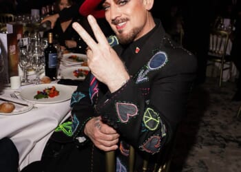 Boy George (pictured) has continued his public spat with JK Rowling after claiming that fears around meeting a trans person in a female changing room are 'imagined'
