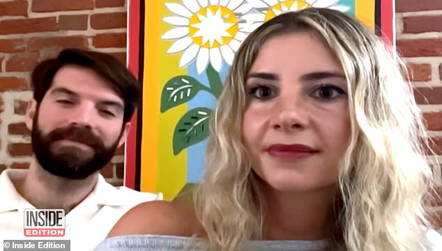 Newly weds Laura Petrucci and Thomas McHugh speak about the video clip on Inside Edition