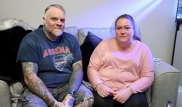 Gemma Grafton and Lee Stevenson say they are watching their finances collapse under the weight of rising costs and shrinking support