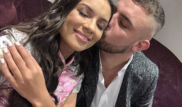 Ali Lescott, who died in a jet ski crash pictured alongside his wife Charlotte