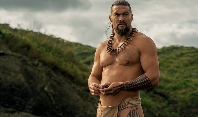 Jason Mamoa in Apple TV's Chief of War. The scammer sent a British widow AI videos of the Hollywood hunk claiming that he would use the money to build their dream home in Hawaii