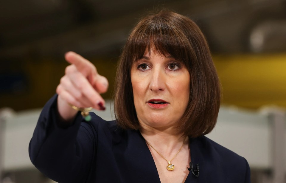 Rachel Reeves, Britain's Chancellor of the Exchequer, delivering a speech on UK growth.