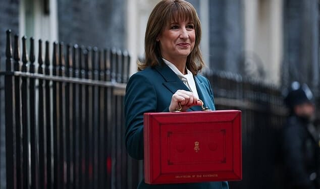 Rachel Reeves ahead of Wednesday's budget. A burst in the AI 'bubble' on the stock market could deliver a £26 billion borrowing shock and hobble the Chancellor's hopes of balancing the books