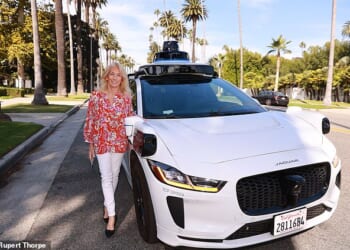 Caroline Graham took a trip around Beverly Hills, Los Angeles in the autonomous taxi Waymo