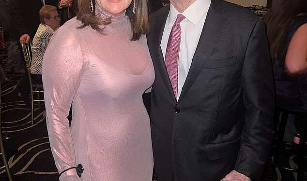 Michael West, right, is seen here with his wife Lynn in an undated picture shared to social media