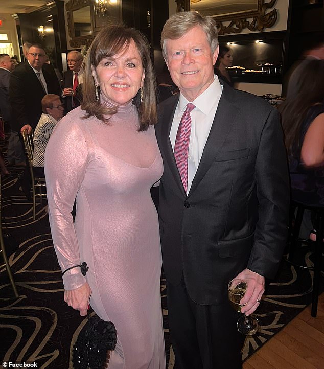 Michael West, right, is seen here with his wife Lynn in an undated picture shared to social media