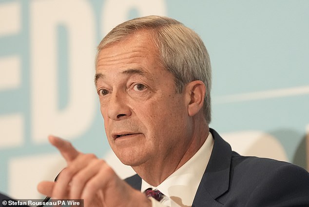 Cambridge University has reached out to Reform UK amid fears Nigel Farage (pictured) could cut funding to elite institutions if he leads the next government