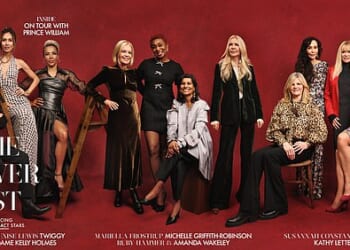 Davina McCall, Myleene Klass and Twiggy are among stars showing that life doesn't stop when you turn 40, as they join the first ever HELLO! Second Act Power List (L-R Davina, Denise Lewis, Twiggy, Myleene, Kelly Holmes, Mariella Frostrup, Michelle Griffith-Robinson, Ruby Hammer, Amanda Wakeley, Susanna Constantine, Marie Helvin, Jo Wood, Kathy Lette, Tanya Moodie)