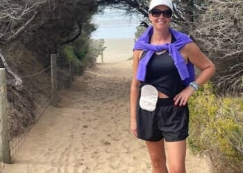 Nicole Trimboli, 51, from Australia, first beat Hodgkin’s Lymphoma in 2006, only to face a second devastating diagnosis of bowel cancer in 2021 . As a result, Nicole’s bowel was removed - leaving her with a stoma and ostomy bag
