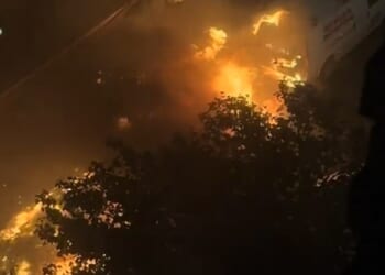 Multiple firefighters were injured while battling a blaze in the Bronx on Wednesday