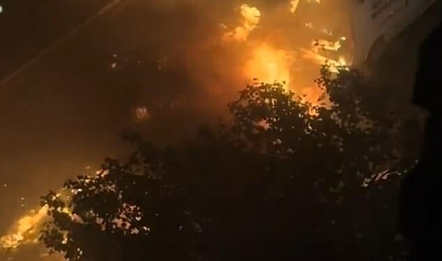 Multiple firefighters were injured while battling a blaze in the Bronx on Wednesday