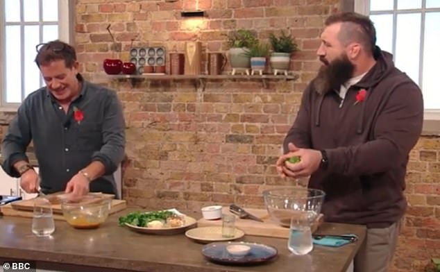 During an appearance on Saturday Kitchen the rugby legend admitted he was devastated when his pal double crossed him, but said they have since made up