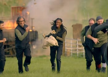 Celebrity Traitors fans have heaped praise on the finale episode's 'cinematic' challenge, as they compared it to James Bond and a Michael Bay film