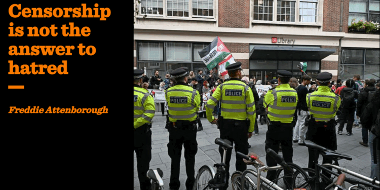 Censorship is not the answer to hatred | Freddie Attenborough