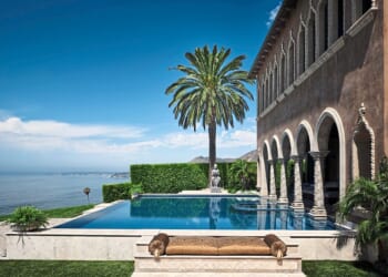 Cher’s 16,000 square-foot mansion is for sale – and yours for $75 million. It has seven bedrooms, nine bathrooms, a meditation room and gym, a courtyard with a fountain and a stunning infinity pool delivering panoramic views of the Pacific.
