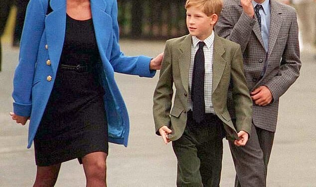 An old schoolmate of Prince William and Prince Harry has revealed what they were really like during their time at Eton College. Pictured with their mother Princess Diana on his first day of Eton in 1995