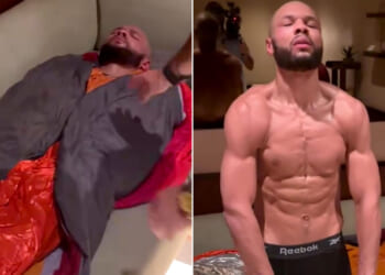Chris Eubank Jr shows off brutal weight cut for Conor Benn rematch... but faces ANOTHER investigation and fine