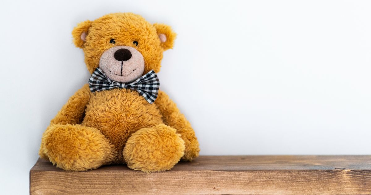 A children's toy in front of a white background.