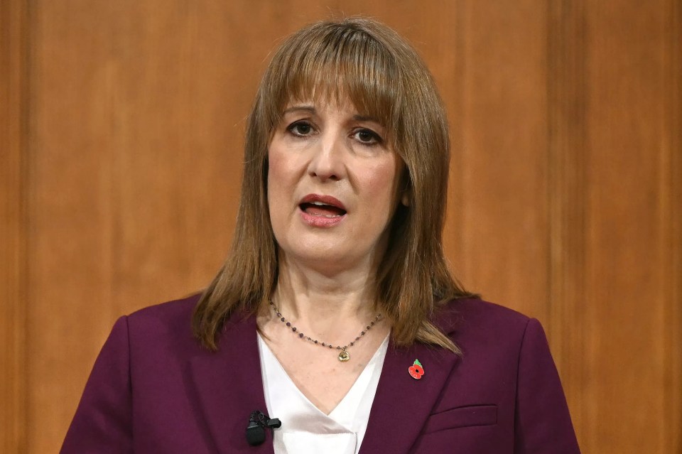 Chancellor of the Exchequer Rachel Reeves delivers a speech in the media briefing room of 9 Downing Street.