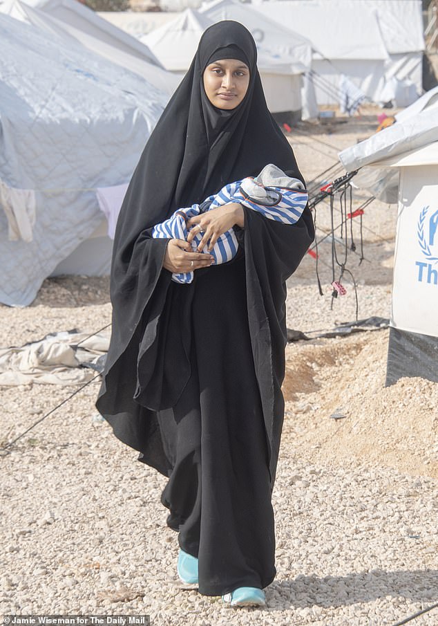 Lawyers for ISIS bride Shamima Begum (pictured with her now passed week-old son) have said they think she will win the right to return to the UK at the Supreme Court after appeal judges yesterday ruled against her appeal over the removal of her British citizenship