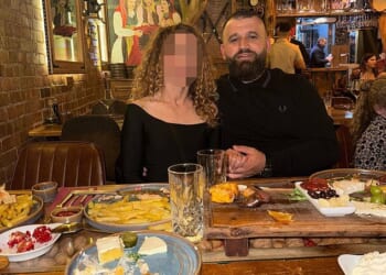 Alket Dauti, 38, has been seen eating out at Pizza Express and an Albanian restaurant, with relatives posting 'celebration' photos on Facebook