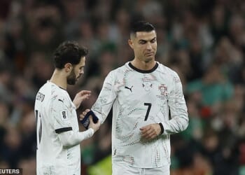 Cristiano Ronaldo was handed his first ever international red card against Ireland on Thursday