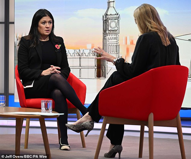 Lisa Nandy gave Labour's backing to BBC bosses despite saying there were 'very serious allegations' about the broadcaster's reporting