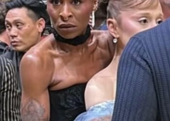 Cynthia Erivo 's lightning quick reactions have earned her a flood of memes after she rescued close friend and co-star Ariana Grande from an over excited fan on Thursday